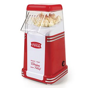 Nostalgia Electrics Limited Edition Coca-Cola 8-Cup Hot Air Popcorn Popper