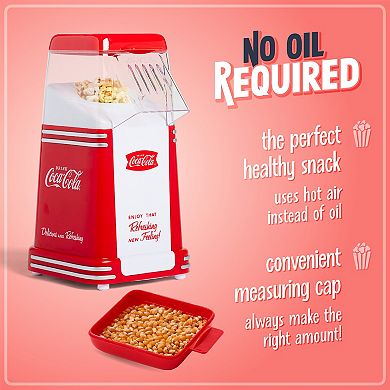 Nostalgia Electrics Limited Edition Coca-Cola 8-Cup Hot Air Popcorn Popper