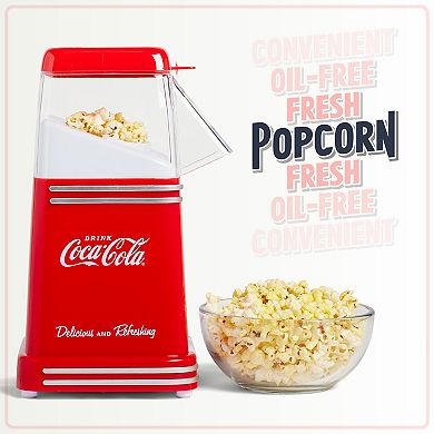 Nostalgia Electrics Limited Edition Coca-Cola 8-Cup Hot Air Popcorn Popper