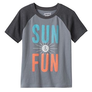 Boys 4-10 Jumping Beans® Raglan Heathered Tee