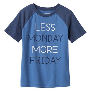 Boys 4-10 Jumping Beans® Raglan Heathered Tee