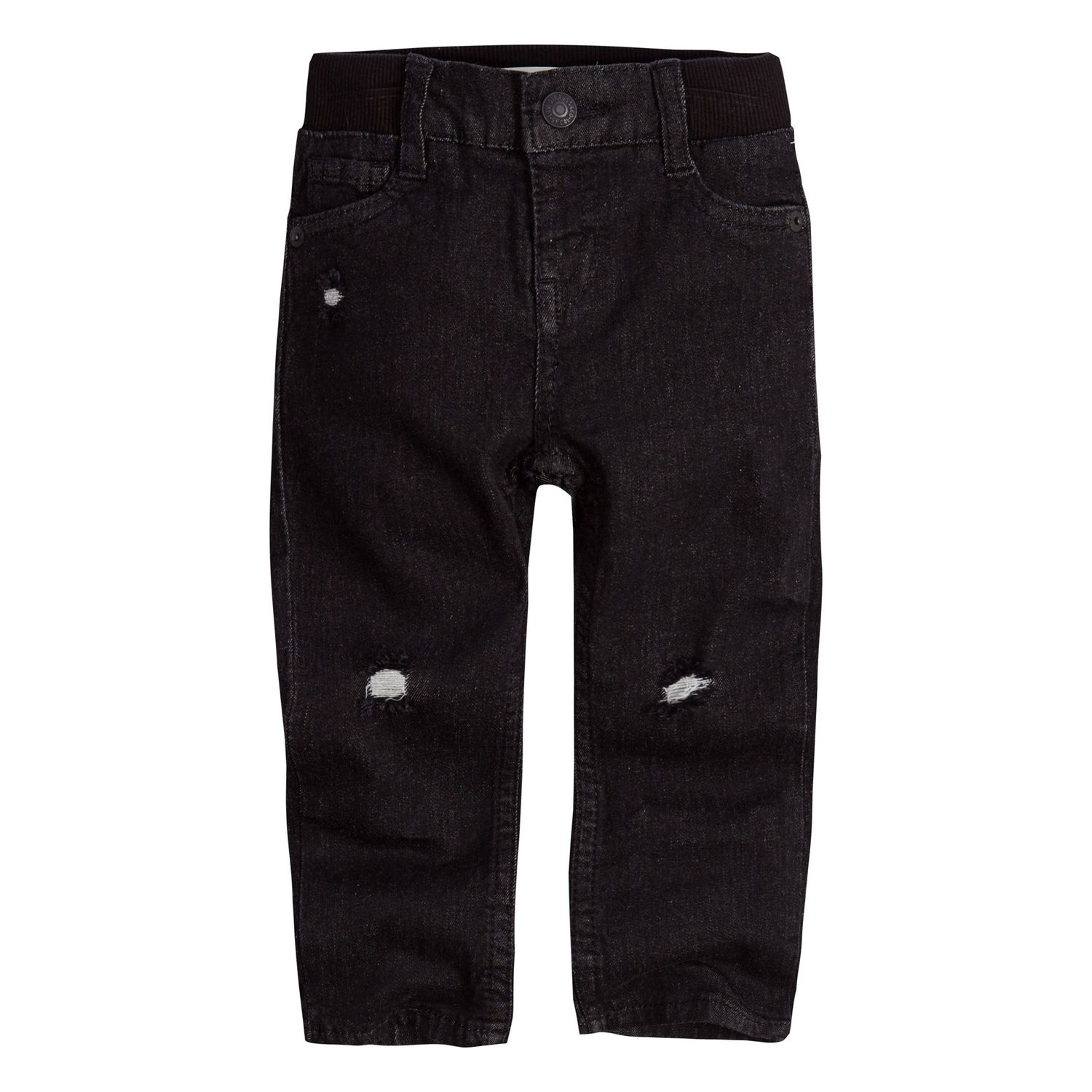 baby boy black distressed jeans
