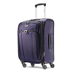 luggage suitcases samsonite spinner kohls kohl hyperspin purple