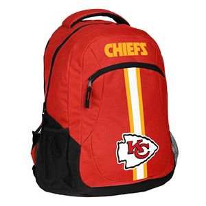 Forever Collectibles Kansas City Chiefs Action Stripe Backpack