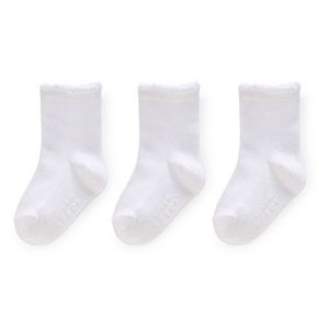 Baby Girl / Toddler Girl Carter's 3-pk. Scalloped Basic Crew Socks