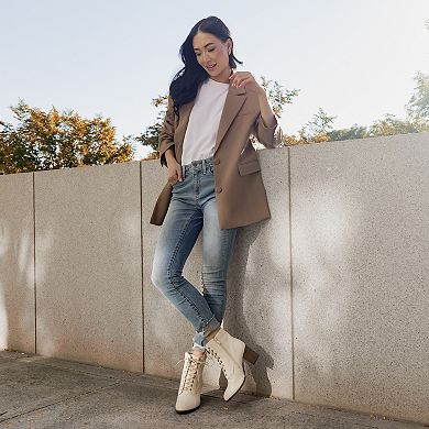 Journee Baylor Women's Block Heel Ankle Boots