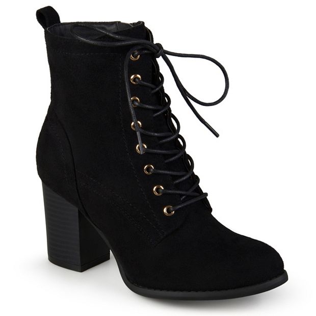 Ladies block heel clearance boots