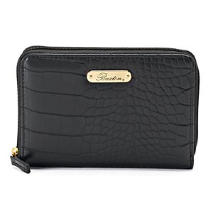 Buxton Nile Exotic Zip-Around Wallet