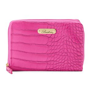 Buxton Nile Exotic Zip-Around Wallet