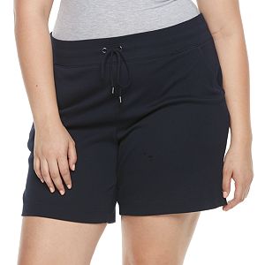 Plus Size Croft & Barrow® Knit Bermuda Shorts