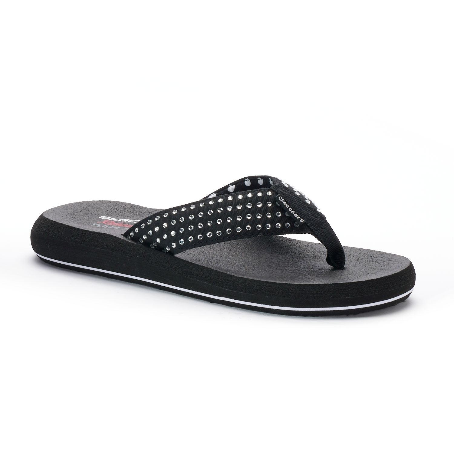 skechers asana flip flops