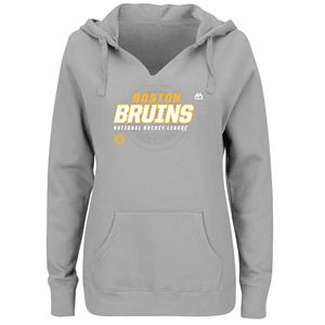 Plus Size Majestic Boston Bruins Pullover Hoodie