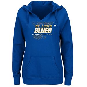 Plus Size Majestic St. Louis Blues Pullover Hoodie