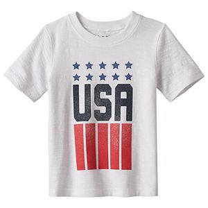 Toddler Boy Jumping Beans® U.S.A. Slubbed Tee