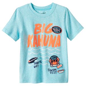 Baby Boy Jumping Beans® Short Sleeve Embroidered Patch Snow Nep Graphic Tee