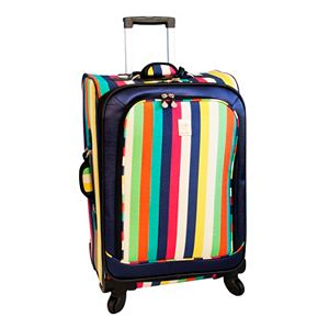 Jenni Chan Multicolor Stripes 360 Quattro Spinner Luggage