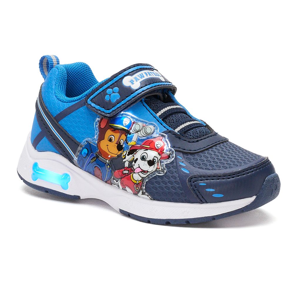 patrol chase & marshall toddler boys' light-up shoes