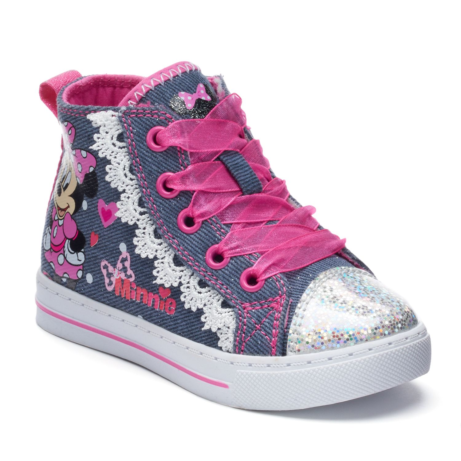 disney minnie mouse high top sneakers