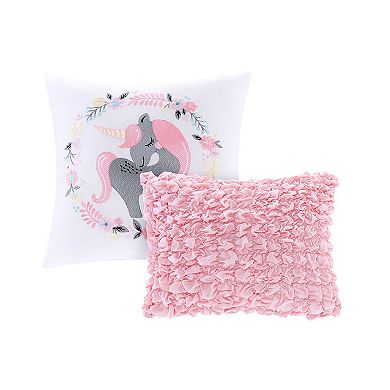 Urban Habitat Kids Bliss Reversible Cotton Quilt Set with Shams and Decorative Pillows