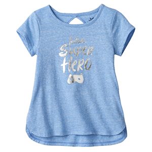Toddler Girl Jumping Beans® Foil Graphic Cutout Tee