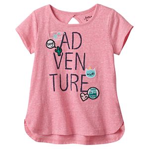 Toddler Girl Jumping Beans庐 Graphic Patches Cutout Tee