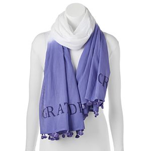 love this life Dip-Dyed Oblong Scarf