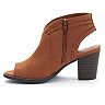 sonoma goods for life spotted women's high heel combat boots