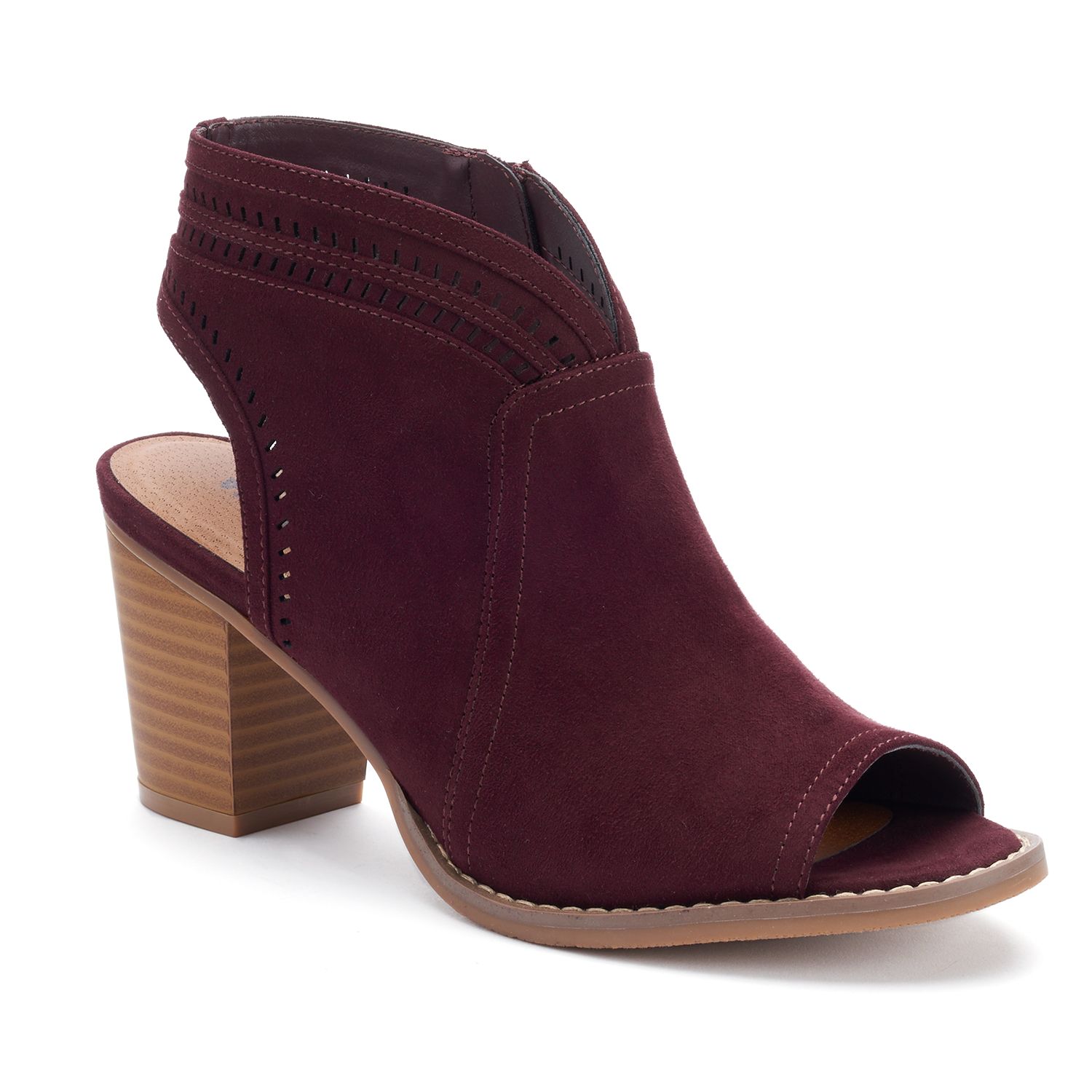 women's open toe ankle boots