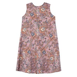 Girls 7-16 IZ Amy Byer Floral Print French Terry Swing Dress with Necklace