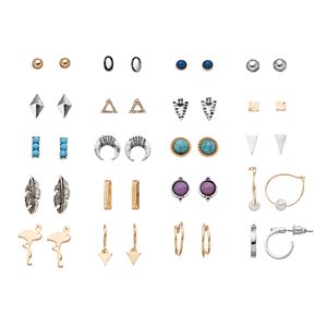 Flamingo, Feather & Arrowhead Earring Set