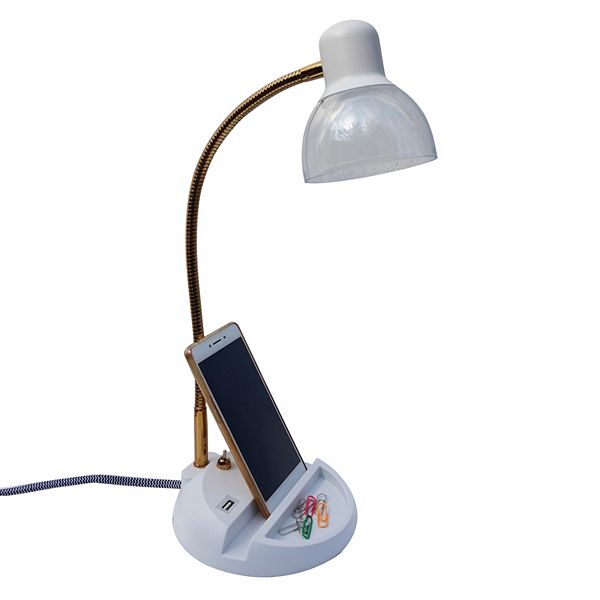 Design Led Charging Station Desk Lamp, Kohls Desk Lamps
