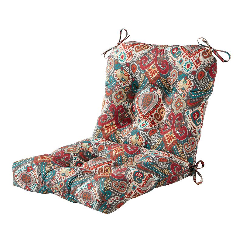 Greendale Home Fashions Outdoor Seat & Back Chair Cushion, Multicolor, 42X2