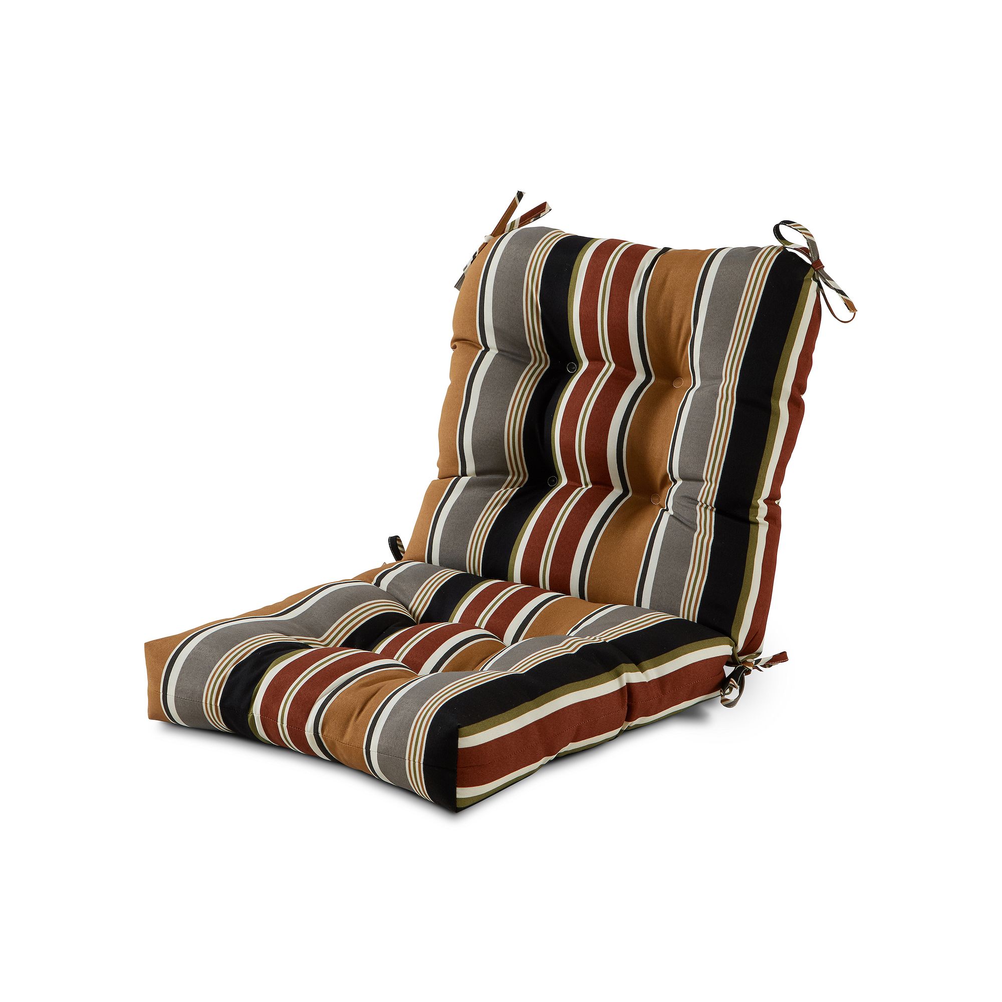 Greendale Home Fashions Outdoor Seat & Back Chair Cushion, Brick