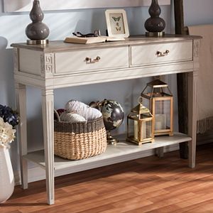 Baxton Studio Arte French Provincial Console Table