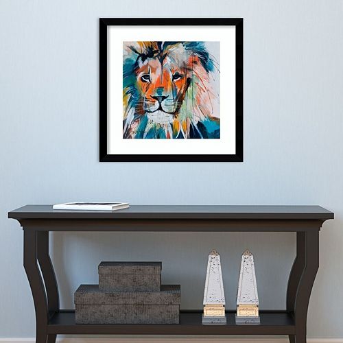 Amanti Art Lion Framed Wall Art