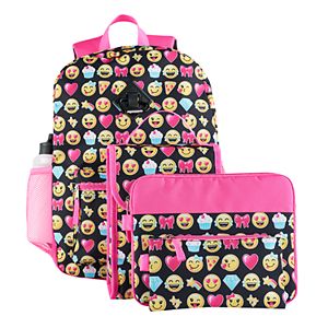 Kids 6-pc. Emoji Backpack & Accessories Set
