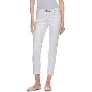 Women's ELLE™ Cuffed Skinny Capri Jeans