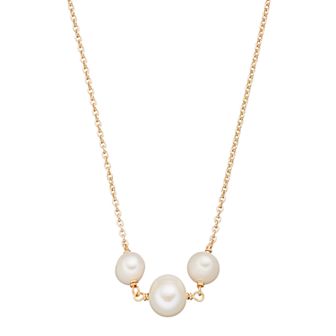 Sterling Silver Freshwater Cultured Pearl Choker Necklace
