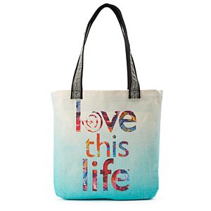 love this life Dip-Dyed Tote