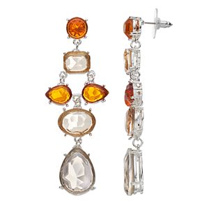 Jennifer Lopez Simulated Crystal Chandelier Earrings