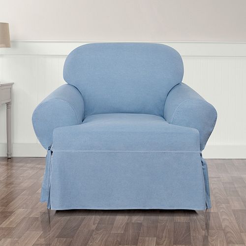 Sure Fit Authentic Denim TChair Slipcover