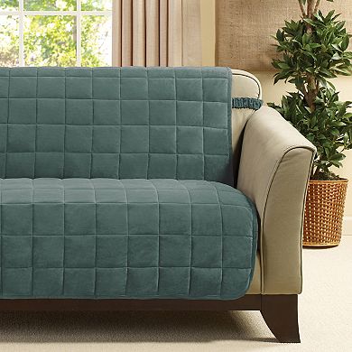 Sure Fit Deluxe Comfort Armless Loveseat Slipcover