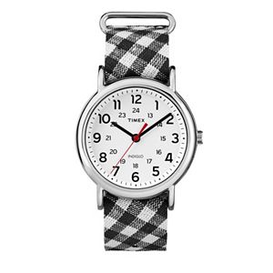 Timex Women's Weekender Gingham Watch