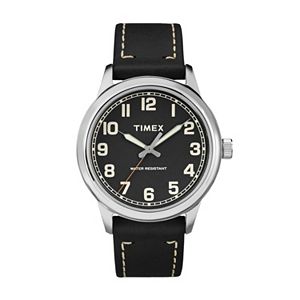 Timex Men's New England Leather Watch
