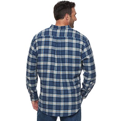 Big & Tall Croft & Barrow®  True Comfort Classic-Fit Flannel Button-Down Shirt
