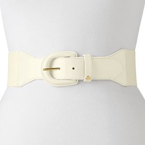 Women's Chaps Patent Faux-Leather Stretch Belt