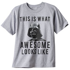 Boys 8-20 Star Wars Darth Vader Awesome Looks Like Tee
