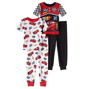 Disney / Pixar Cars 3 Toddler Boy Lightning McQueen Tops & Pants Pajama Set