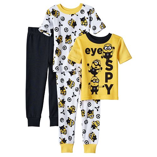 Despicable Me Girls 4 Piece Cotton Pajama Set Pajama Sets Girls