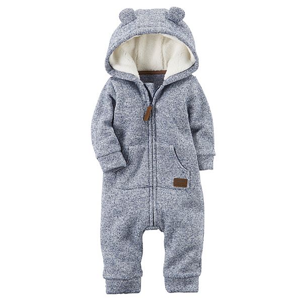 Carter's Baby Boys' Hooded Sherpa Bunting Coverall 6 m 